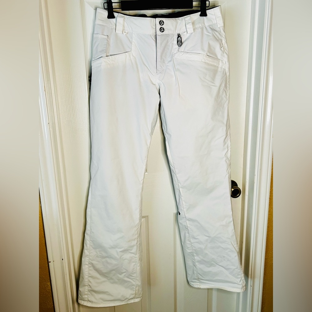 Volcom Vico Pant White Snow Pants, medium